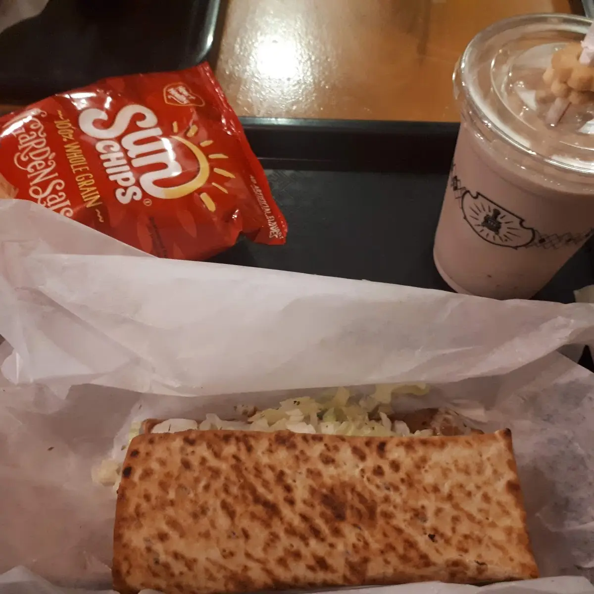 Flatbread Meatball Sandwich