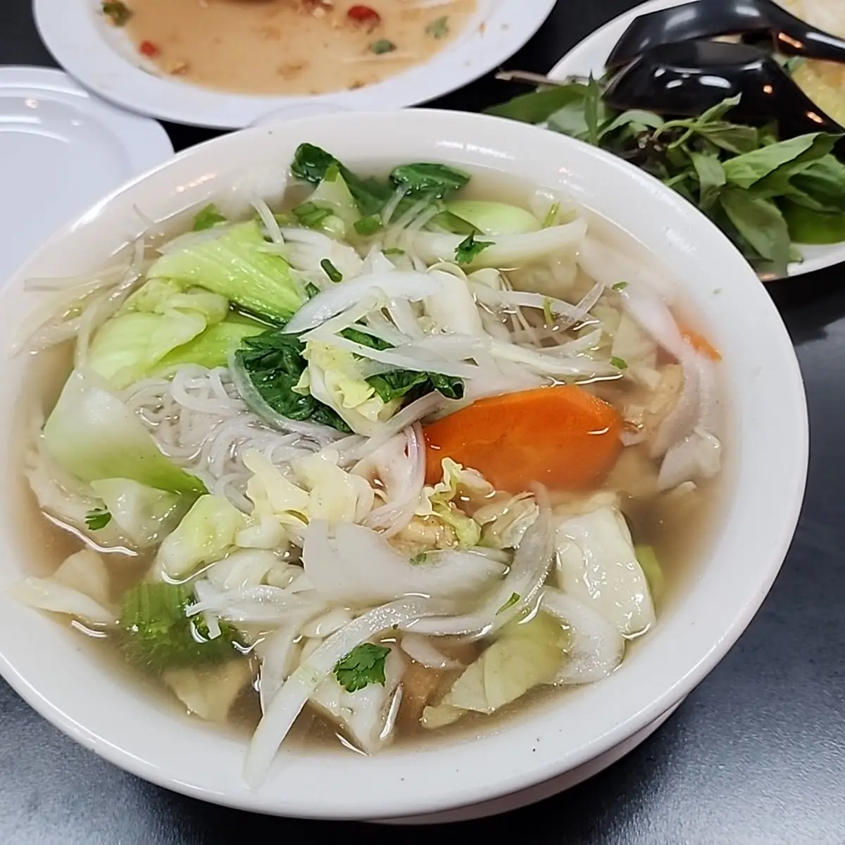 Vegetable Noodle Soup Pho Rau