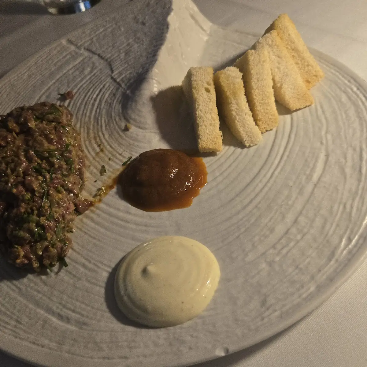 Tableside Steak Tartare, Black+Blue Toronto