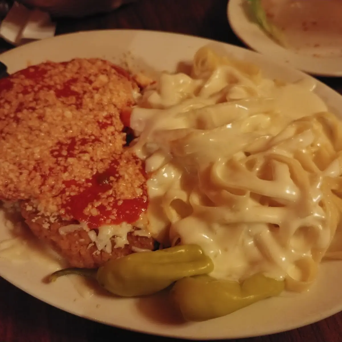 Chicken Parmesan & Fettuccine
