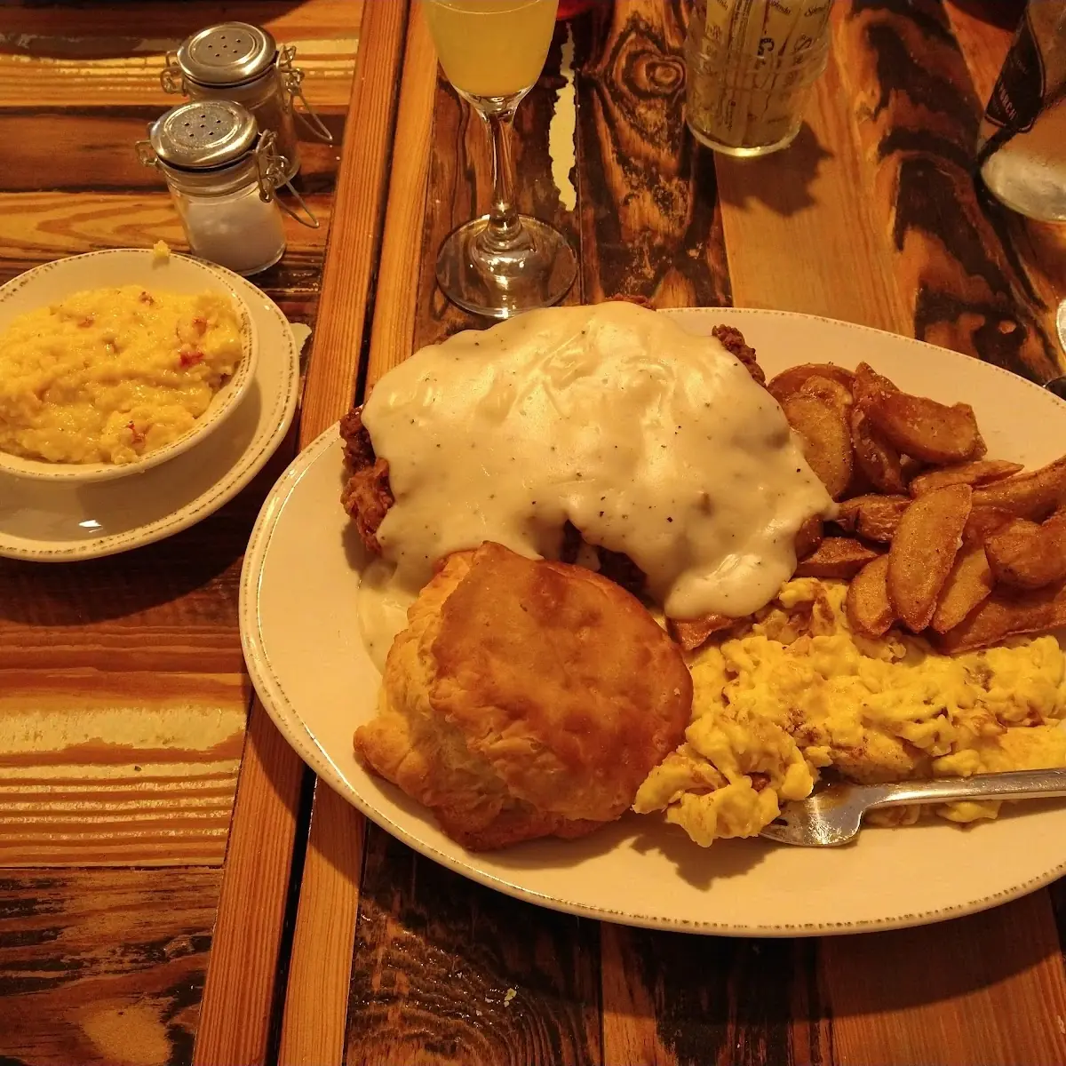Chicken Fried Chicken Breakfast