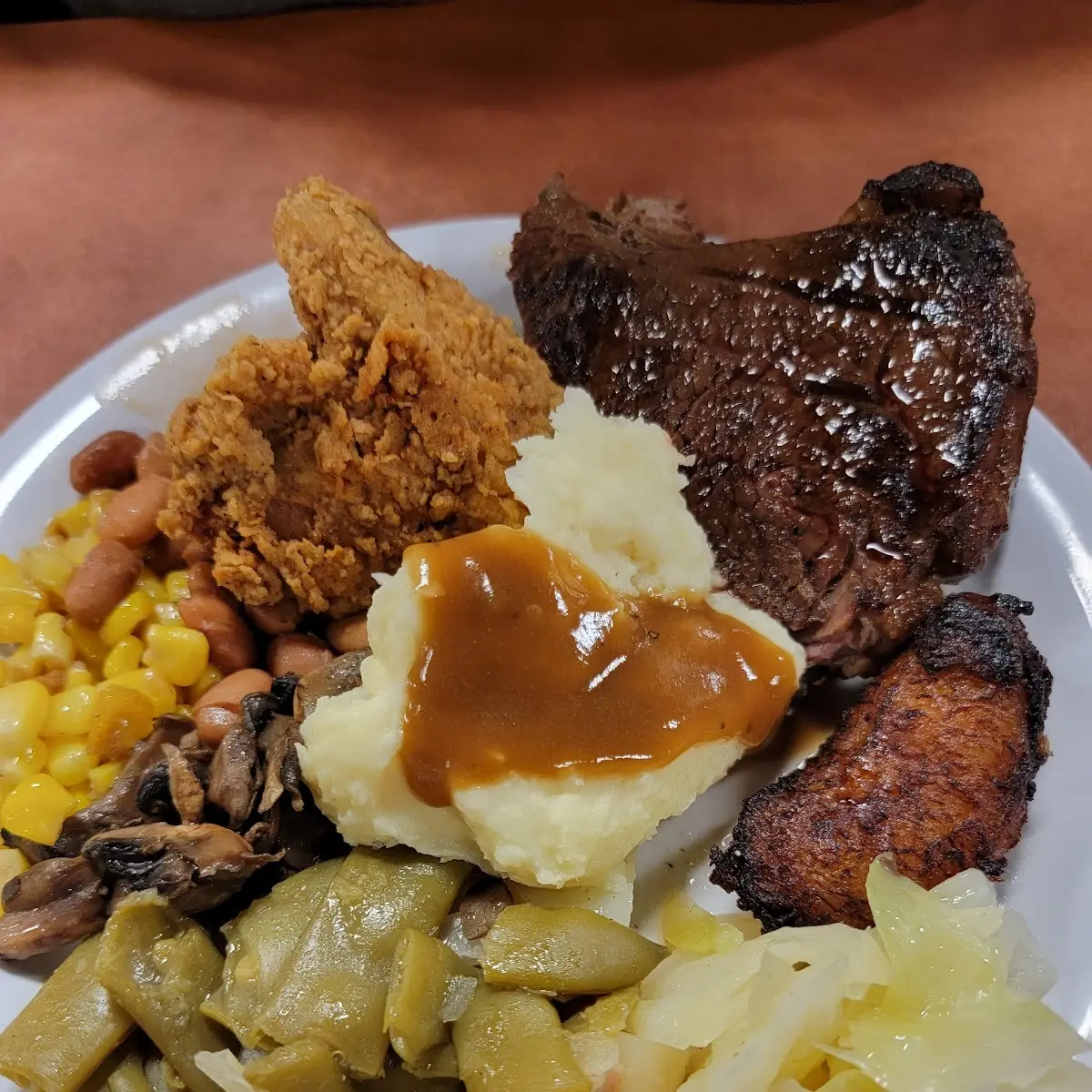 Steak Mashed Potatoes and Gravy