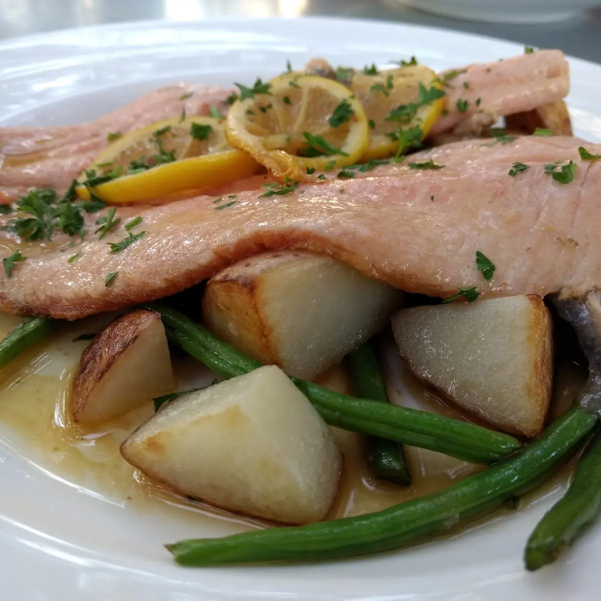 Red Snapper with Seasonal Vegetables