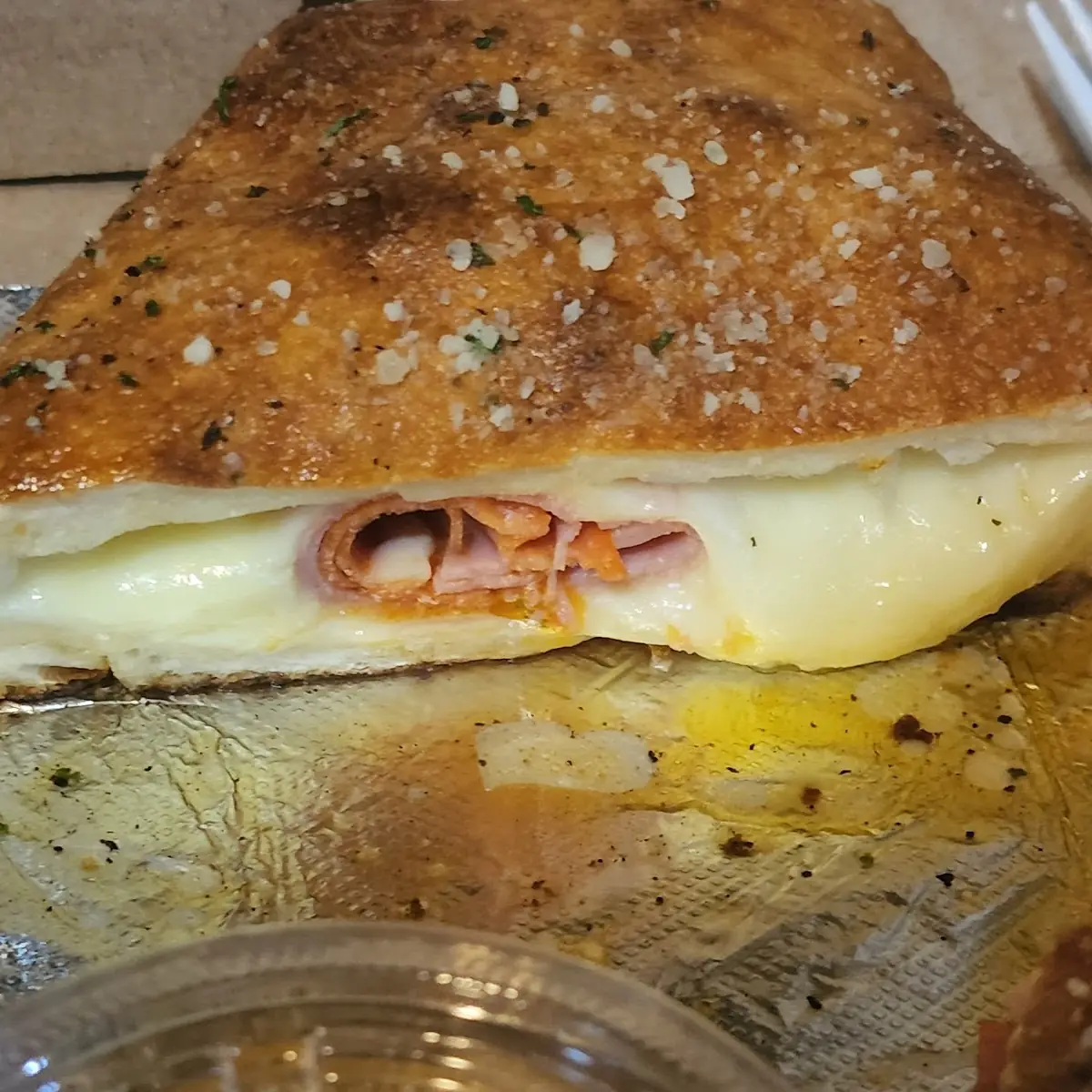 Ham & Cheese Dough Flip