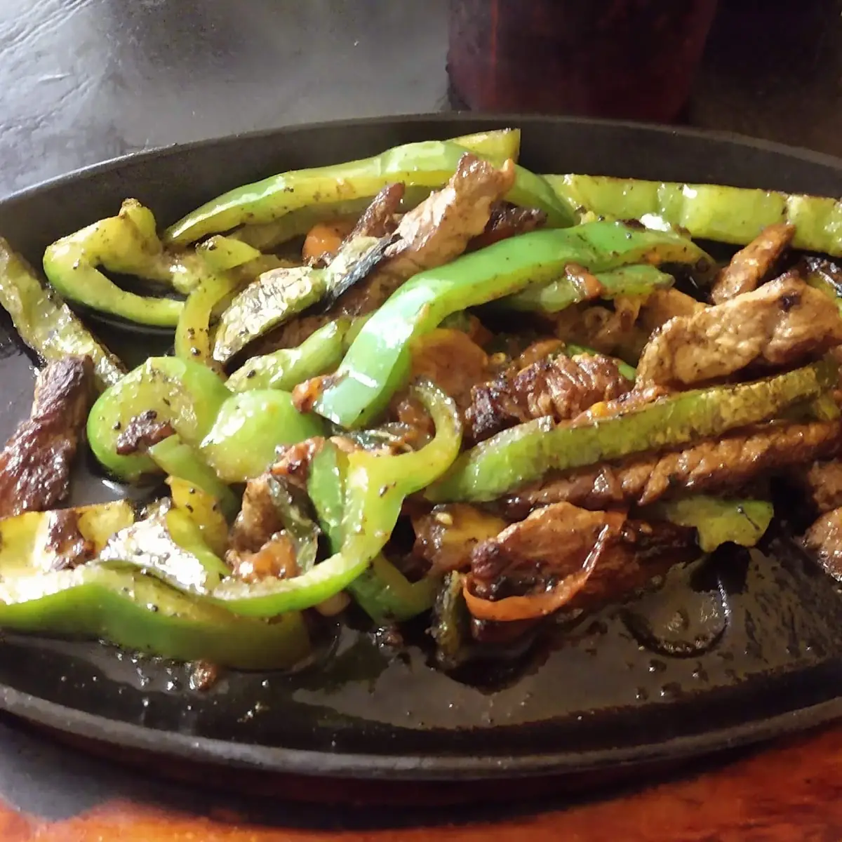 Steak Fajitas and Bell Peppers