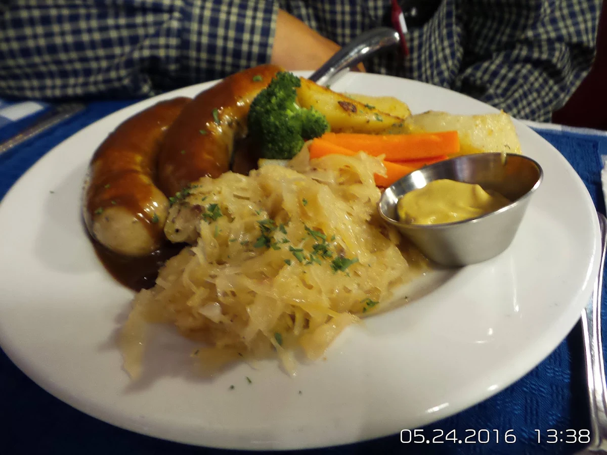 Bratwurst, Little Bavaria Restaurant