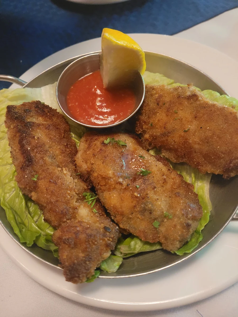 Pan Fried Oysters, Little Bavaria Restaurant