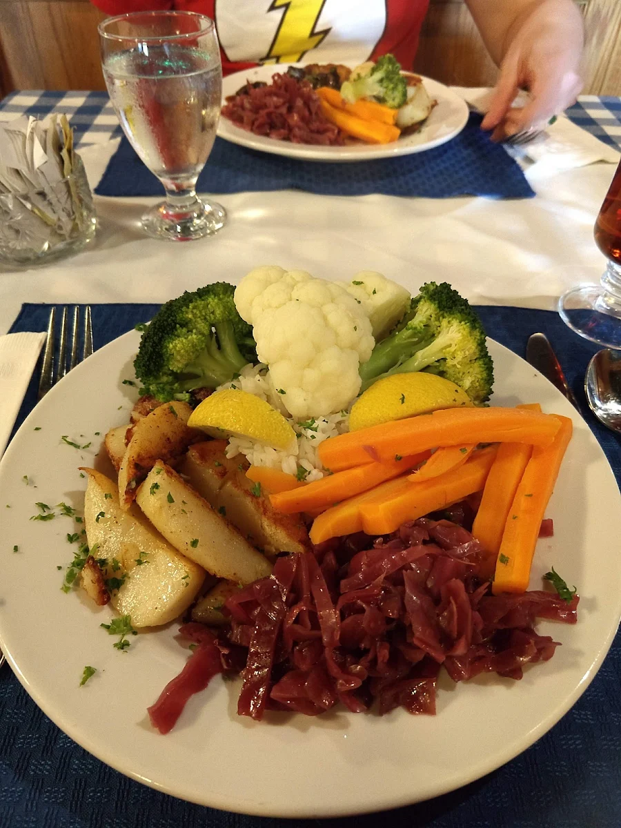 Vegetable Plate, Little Bavaria Restaurant