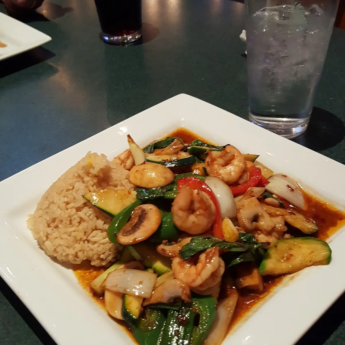 Spicy Thai Basil Shrimp
