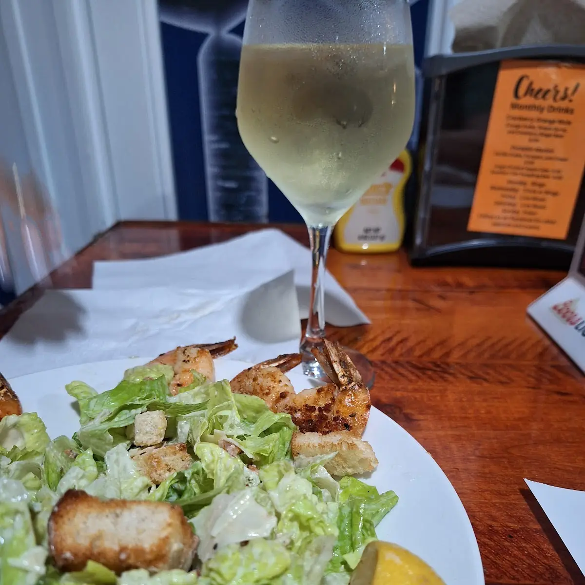 Ceasars Salad Grilled Shrimp
