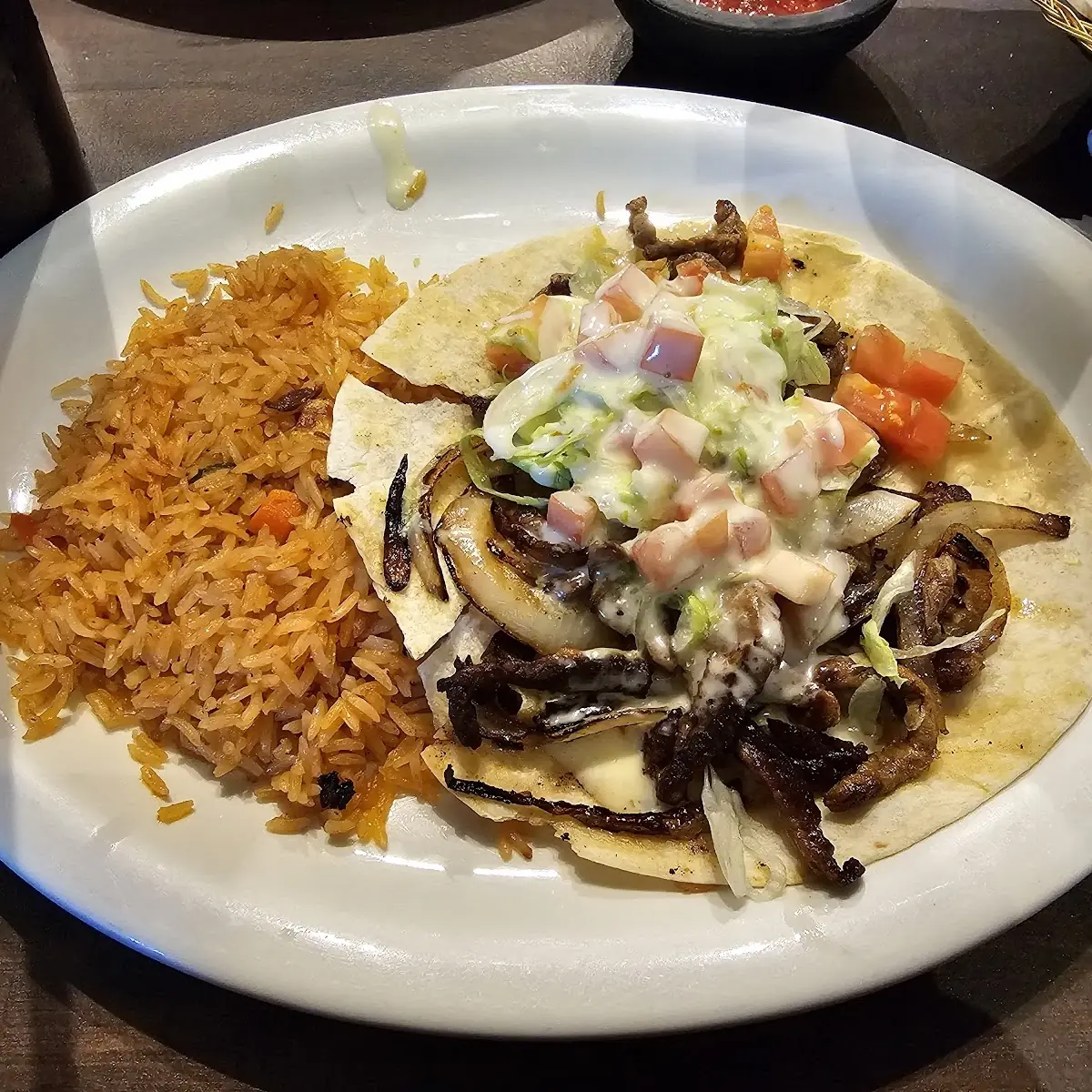 Cheese Steak Taco