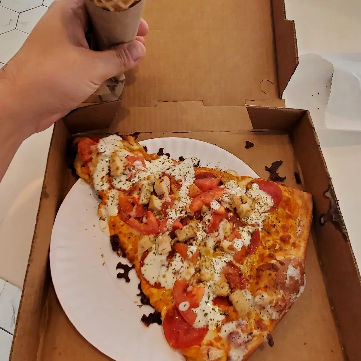 Rock Pizza Slice