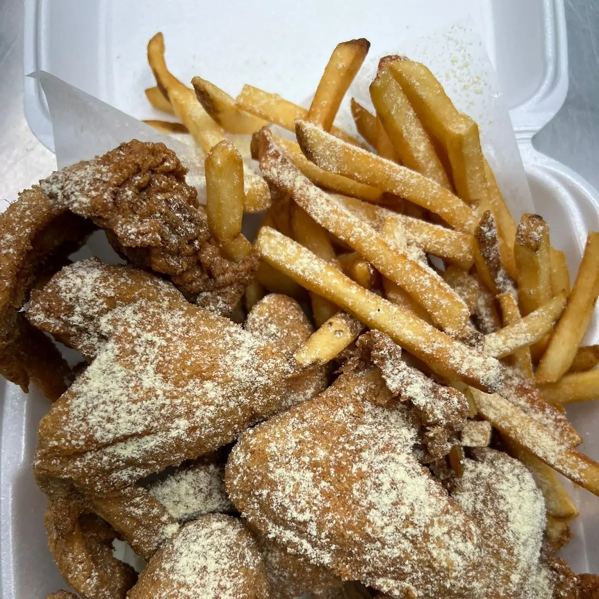 Wings & 2 Catfish