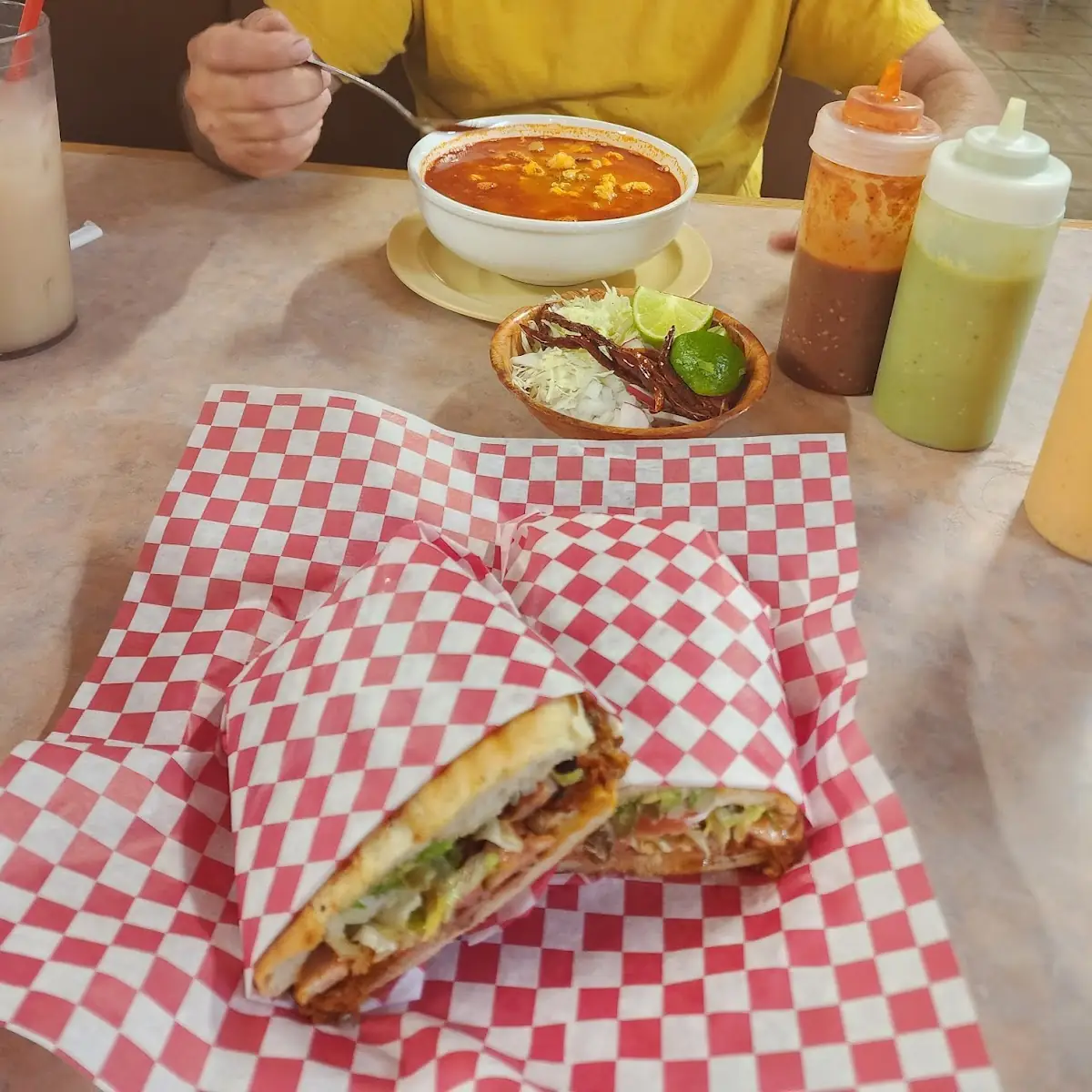 Torta Cubana Y Pozole
