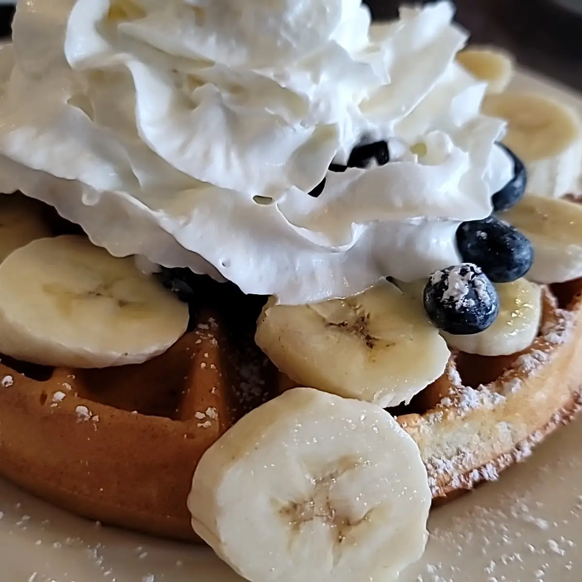 Blueberry Banana Waffles