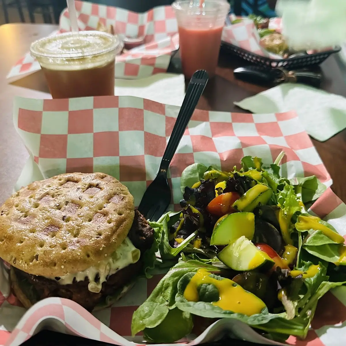 Lion Mane Crab Cake Sandwich