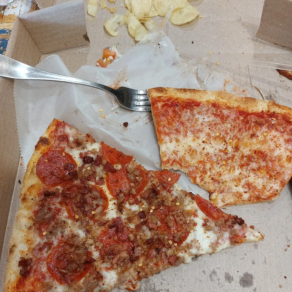 Pepperoni and Sausage Pizza