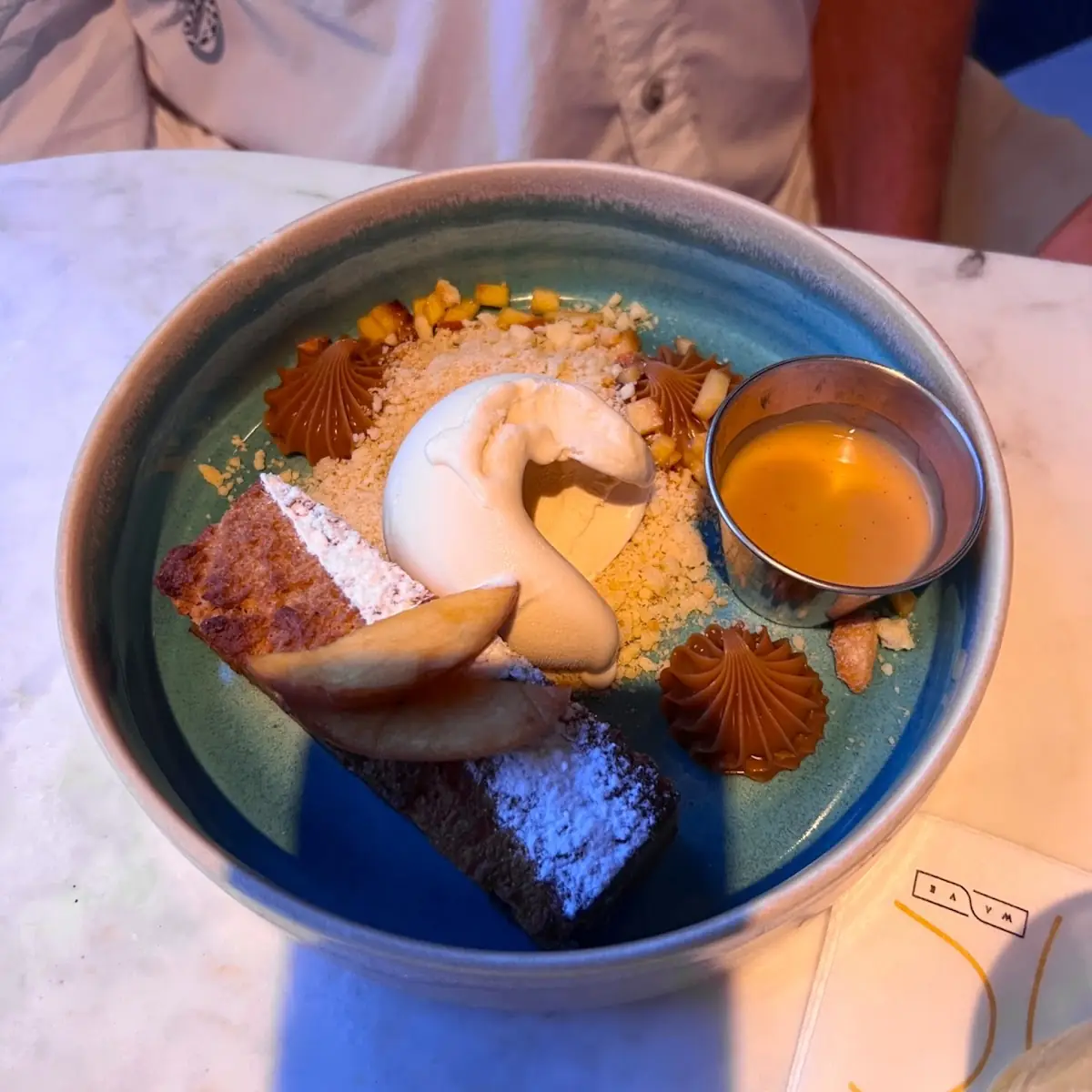 Peach Bread Pudding