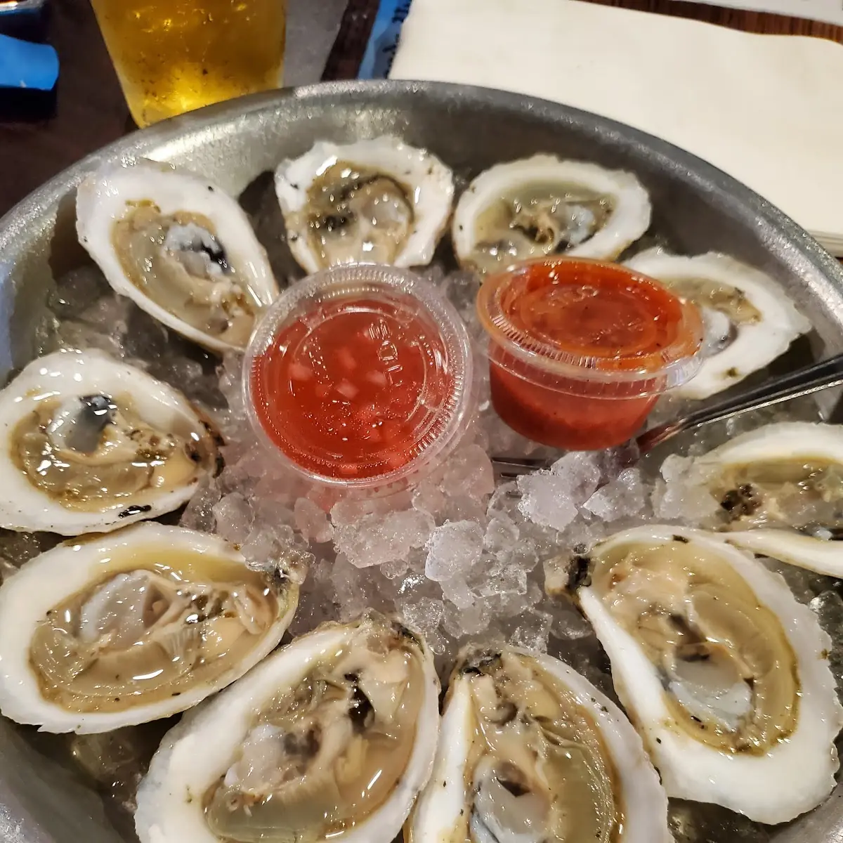 Raw Oysters on the Half Shell