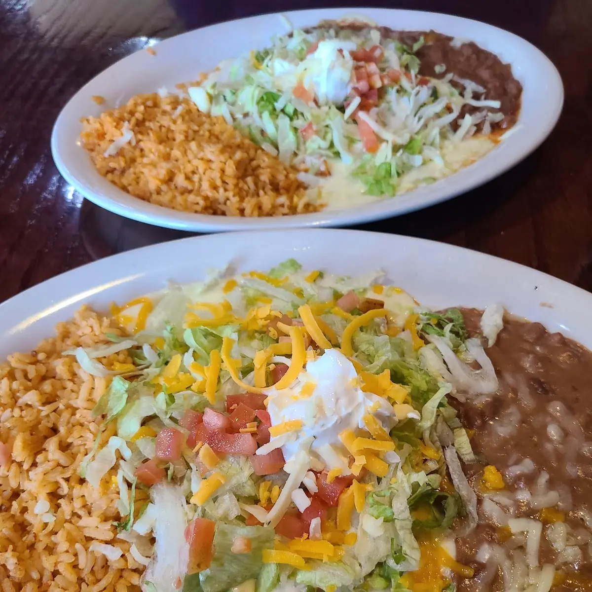 One Cheese Enchilada & One Guacamole Tostada