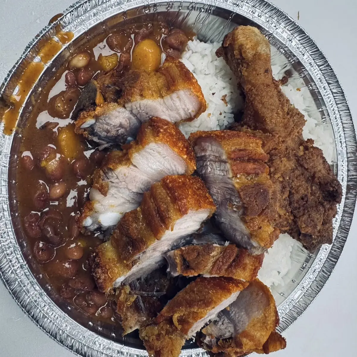 White Rice & Stewed Pernil Pork