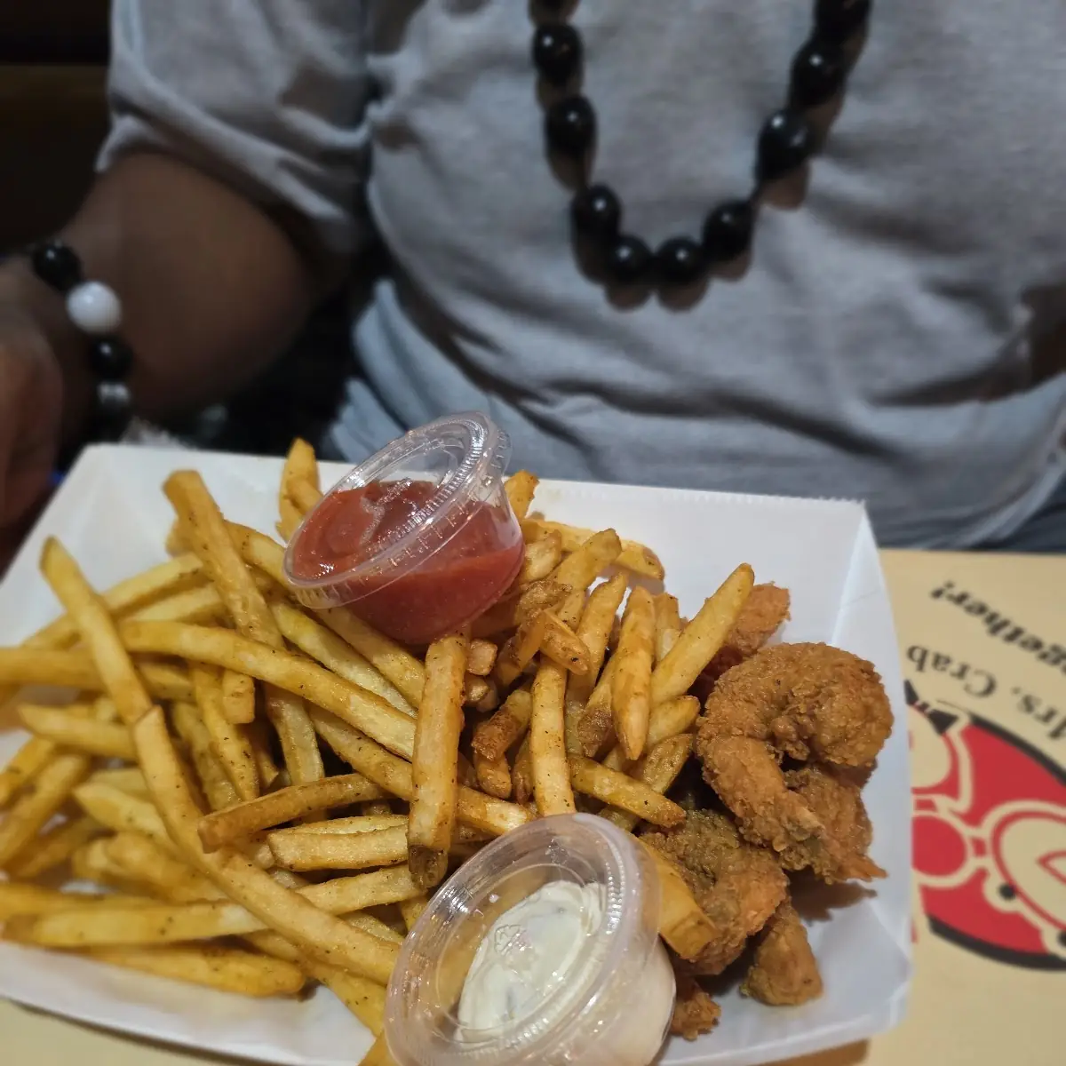 Cat Fish and Chips and Calimari