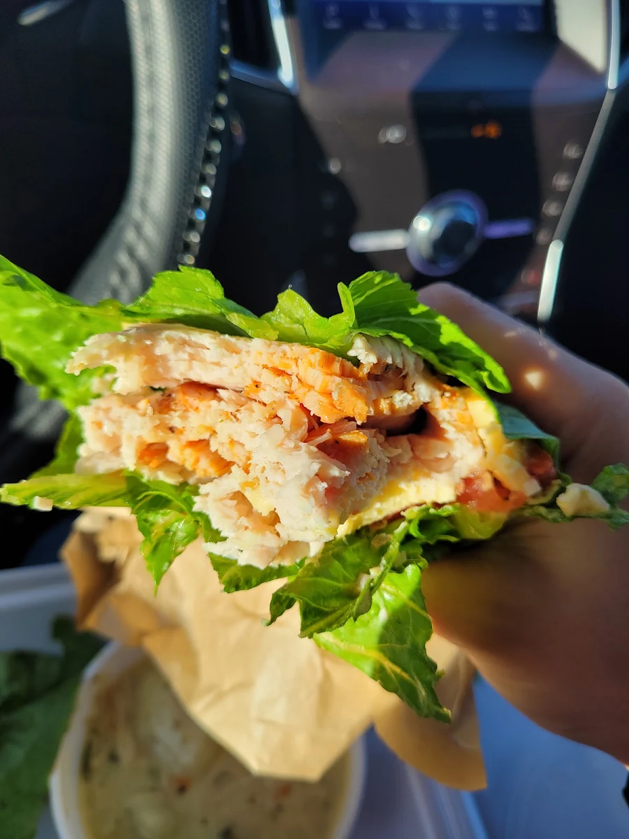 California Club in Lettuce Wrap