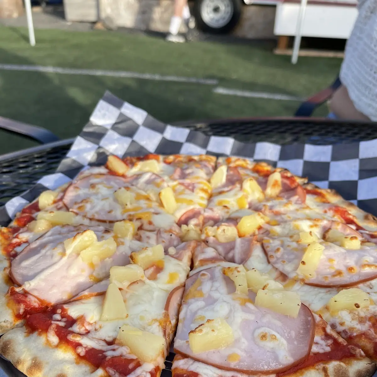 Ham and Pineapple Pizza