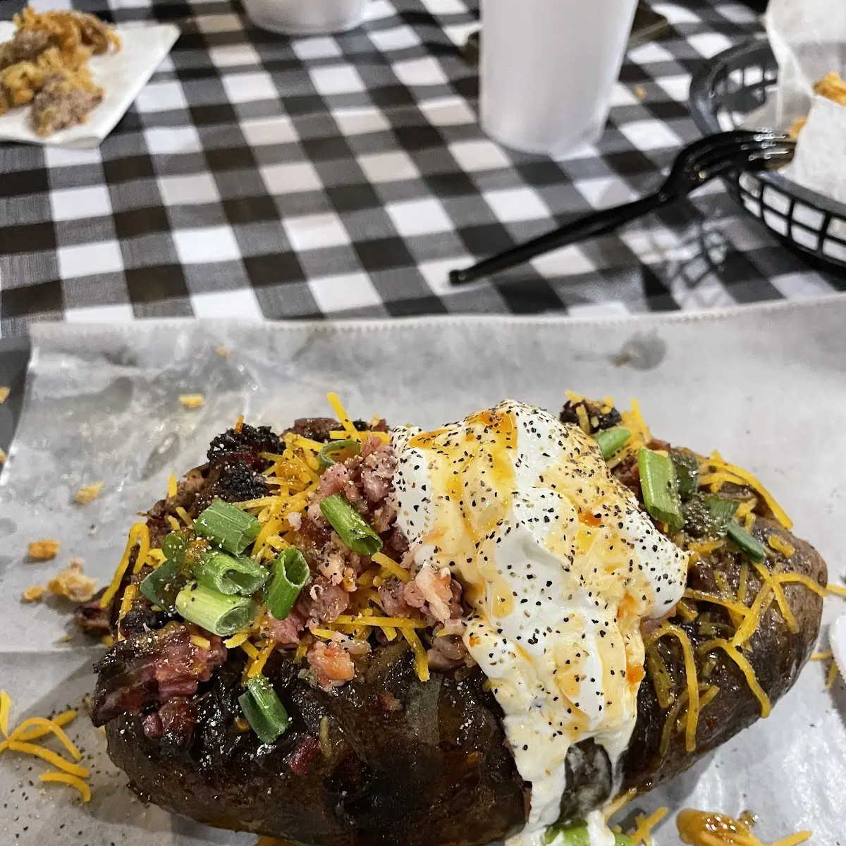 BBQ Baked Potato Loaded
