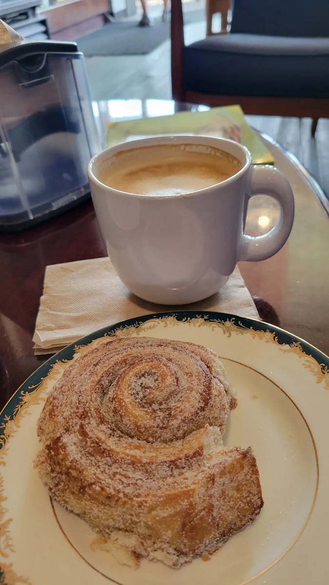 Morning Bun and a Latte