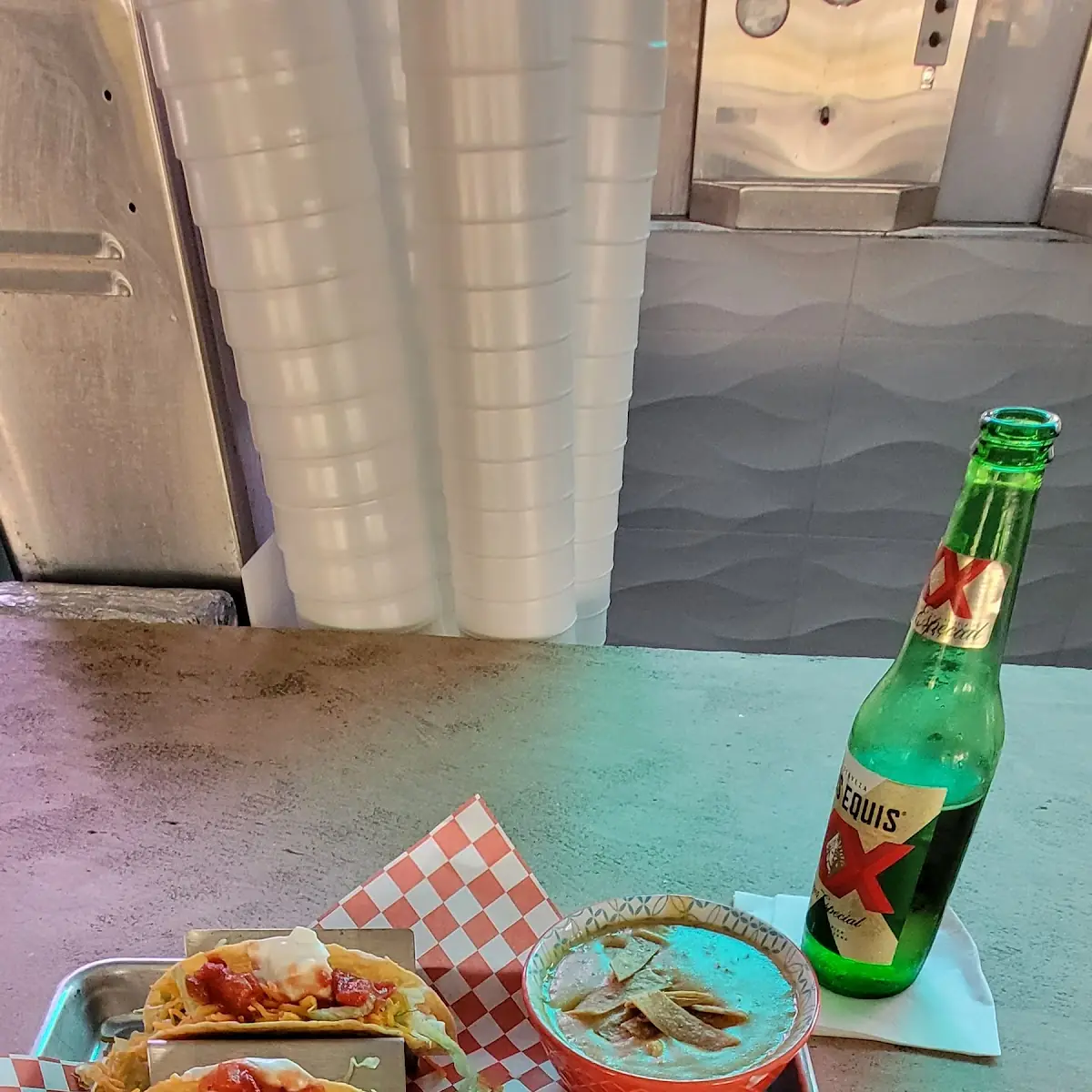 3 Taco Plate and Tortilla Soup