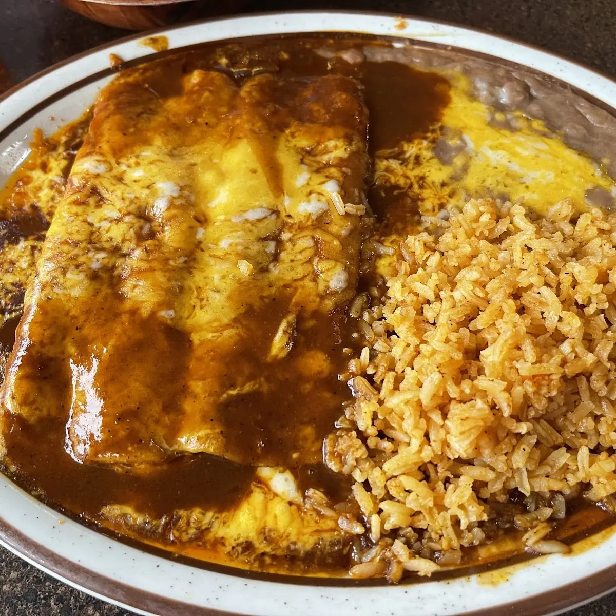 Ground Beef Taco and Ground Beef Enchilada