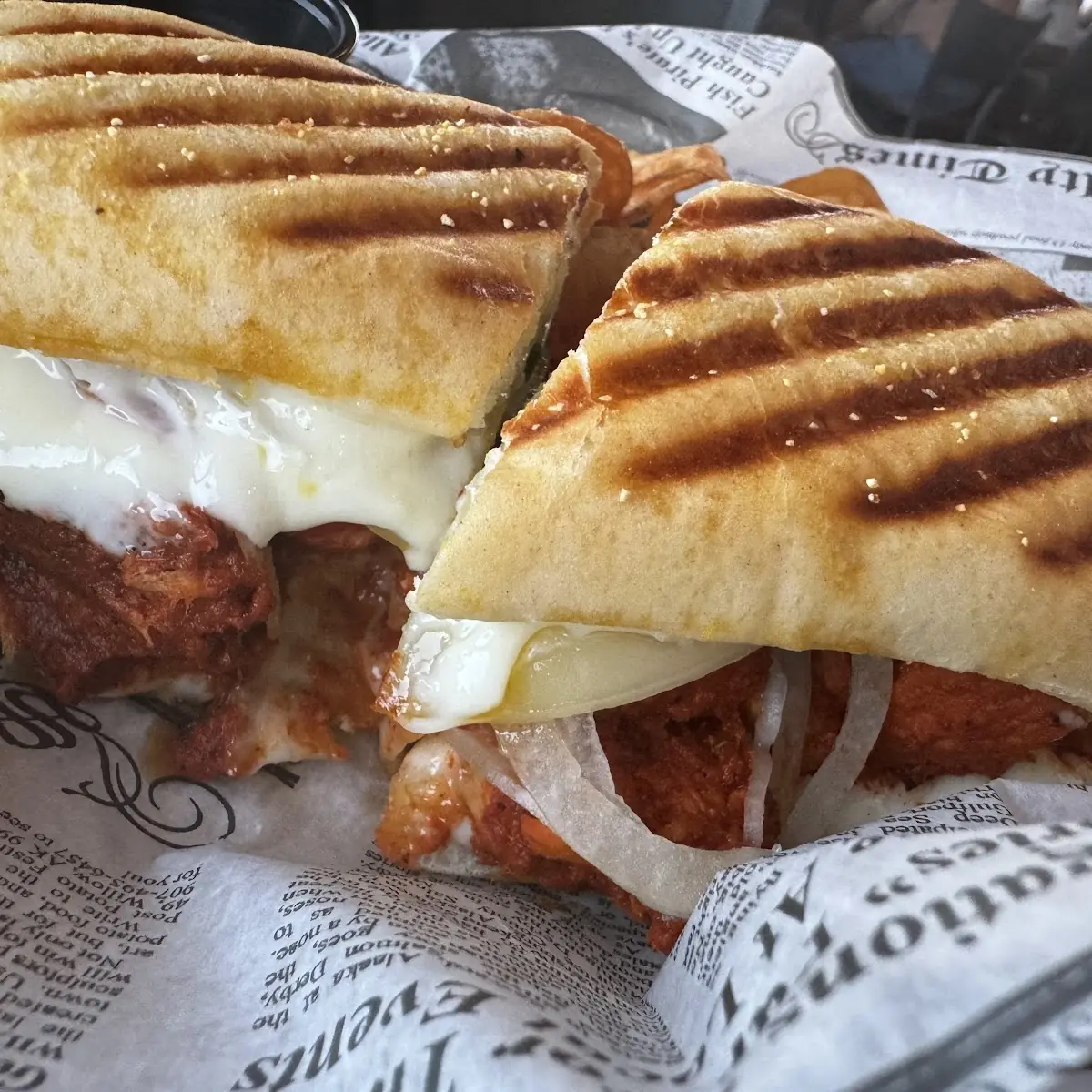 Butter Chicken Panini