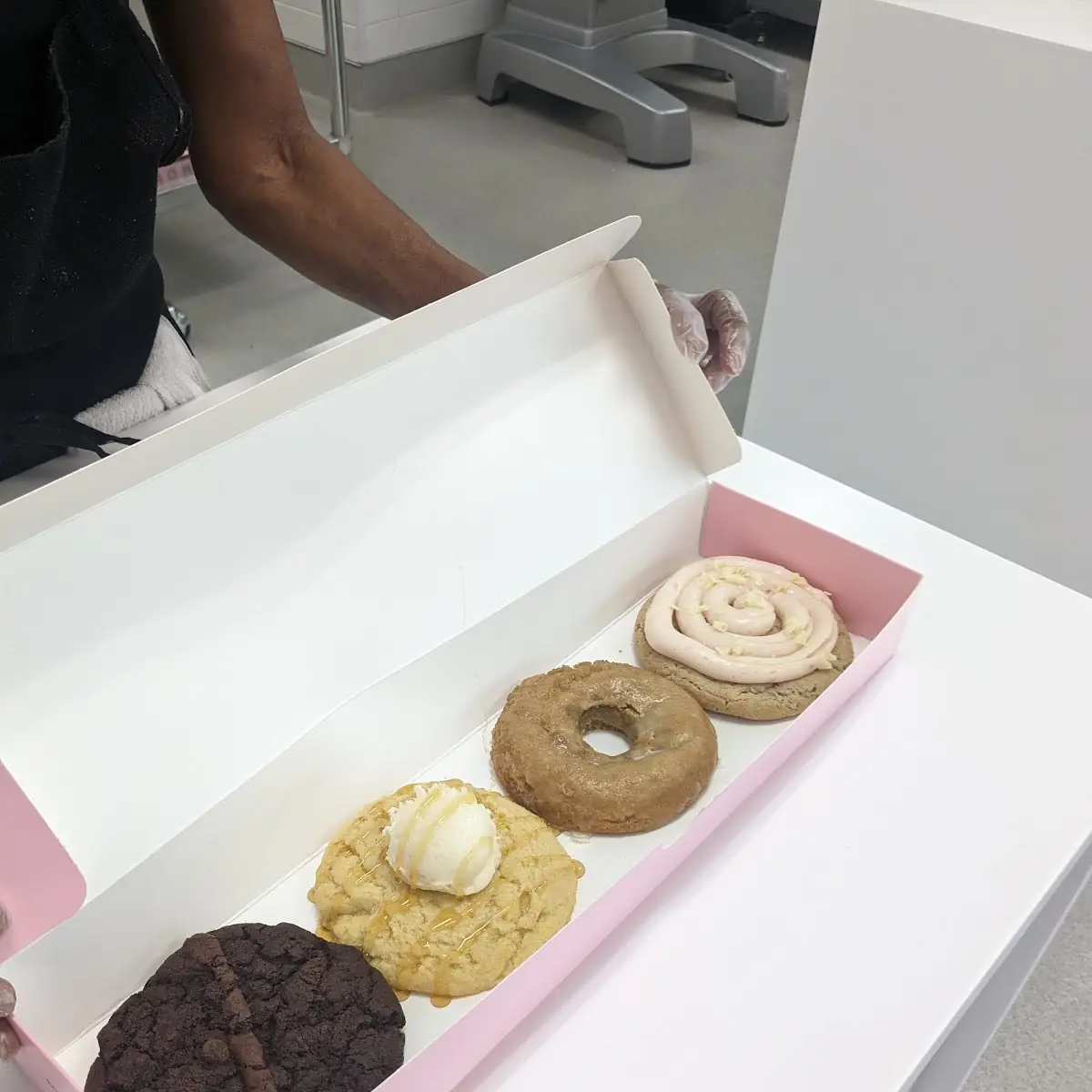 Cornbread Cookie Donut Cookie Strawberry Cake and Brownie Batter