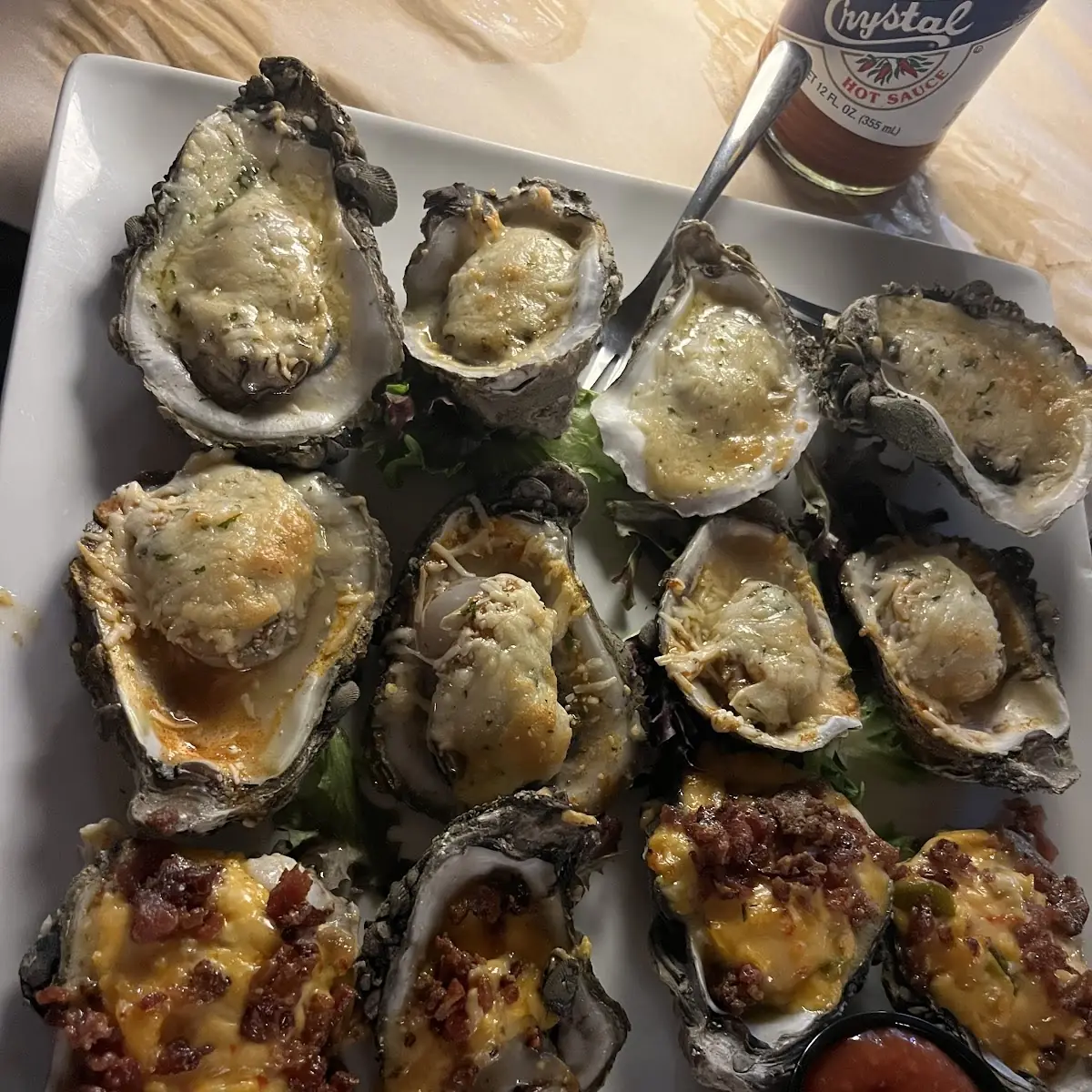Garlic Parmesan Oysters