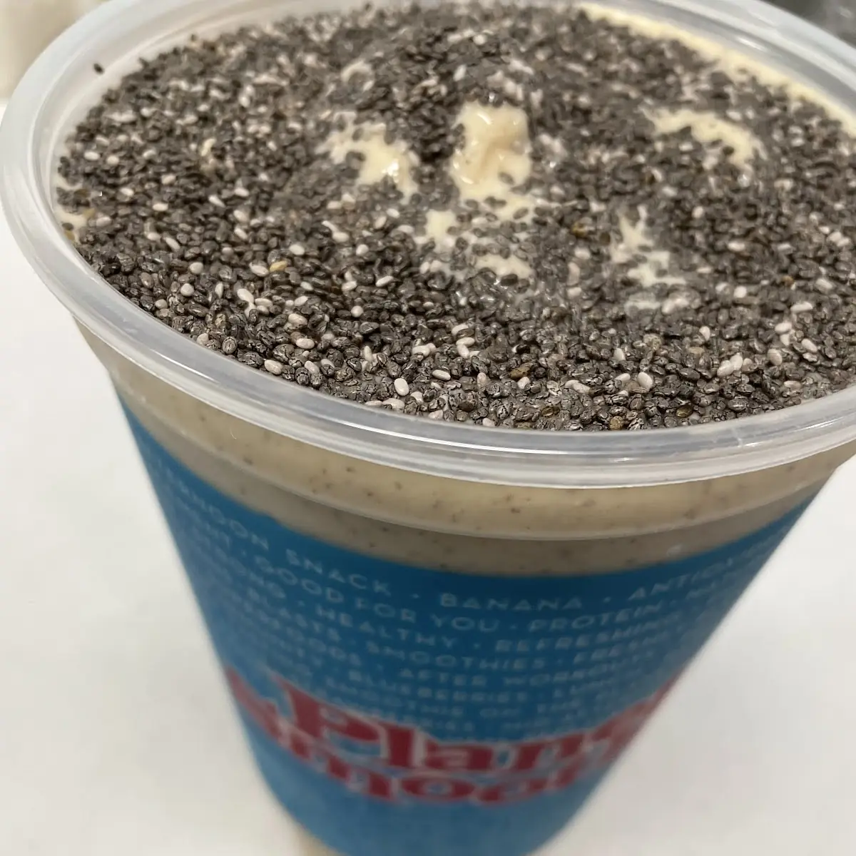 Peanut Butter Cup with Chia Seeds Top