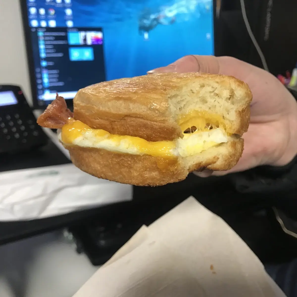 Bacon Egg Cheese Sandwich