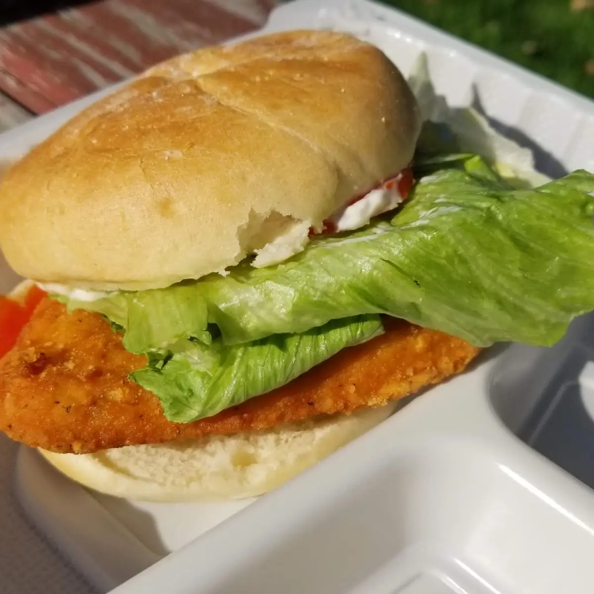 Breaded Chicken Breast Sandwich