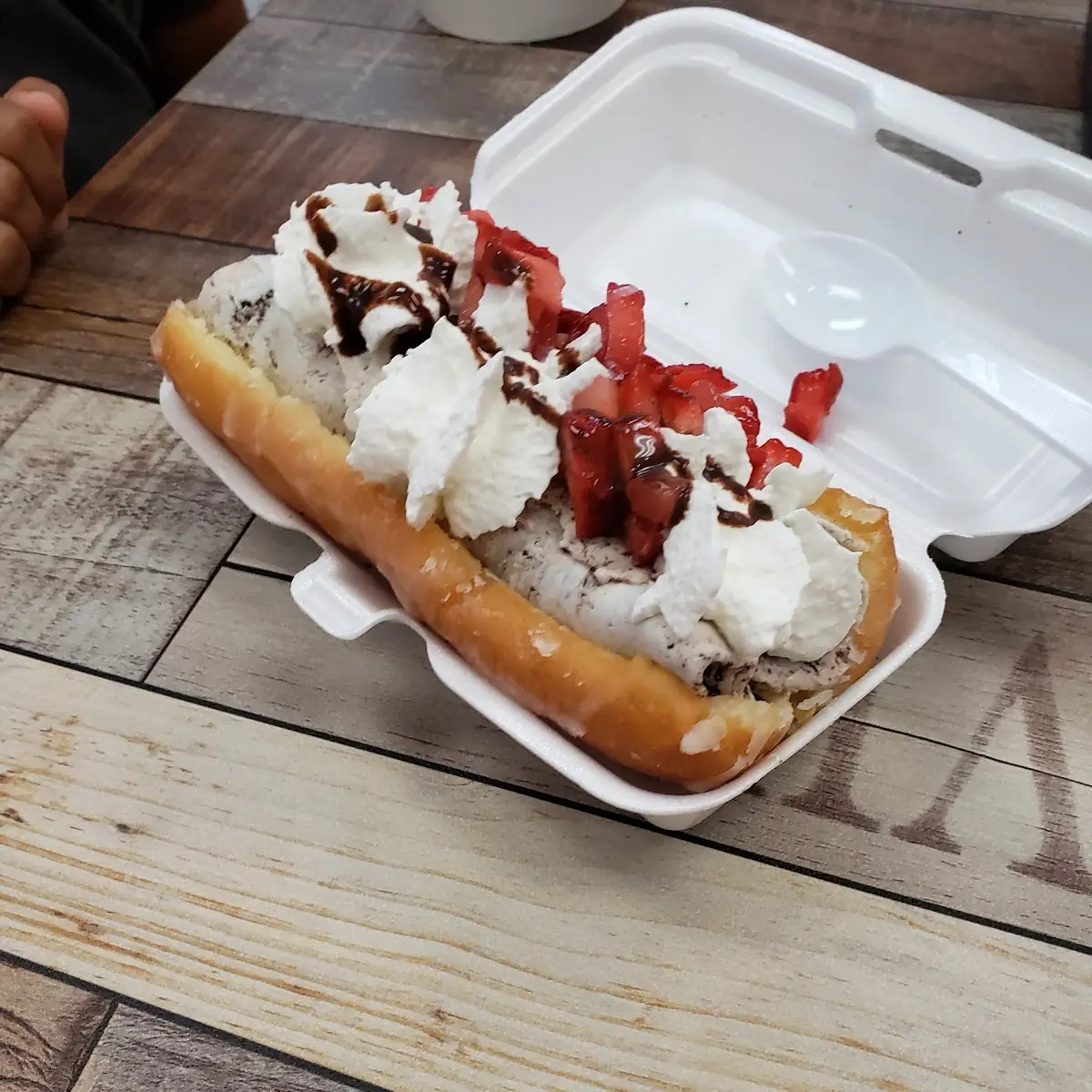 Icecream Doughnut