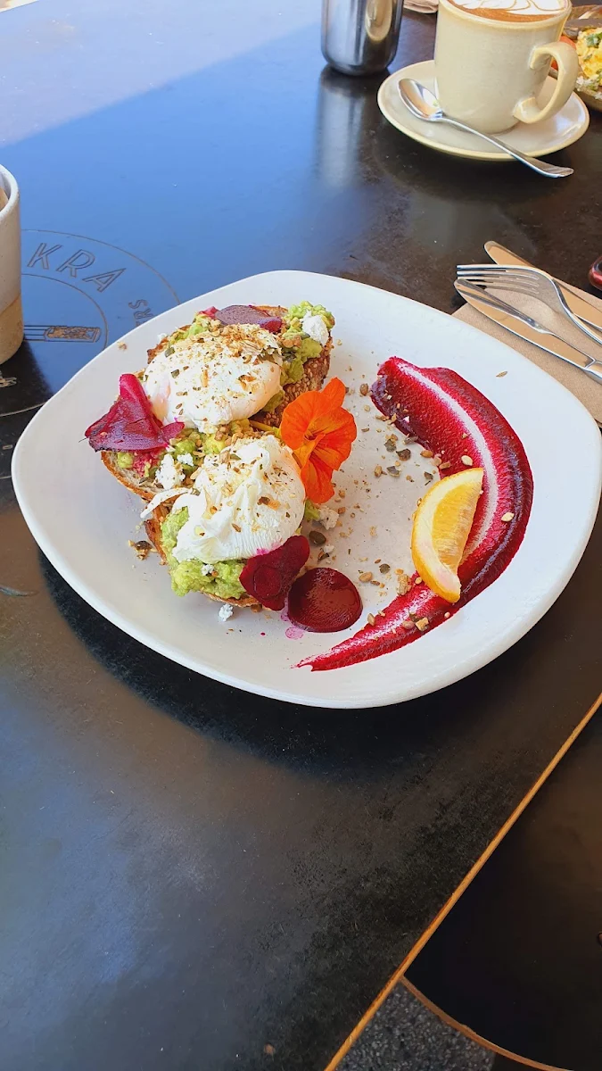 Egg Avocado Toast, Cafe Chulo