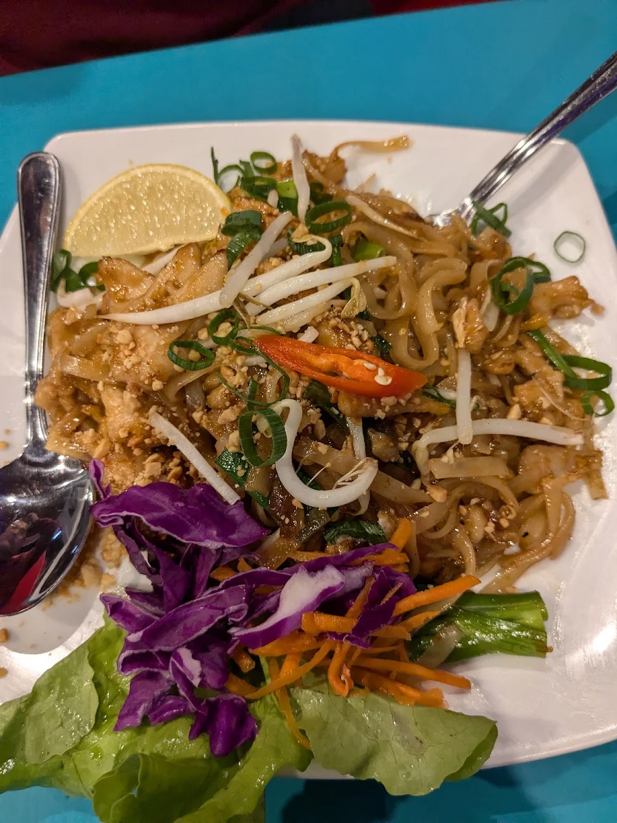 Chicken Pad Thai, Light Of Asia Bundaberg