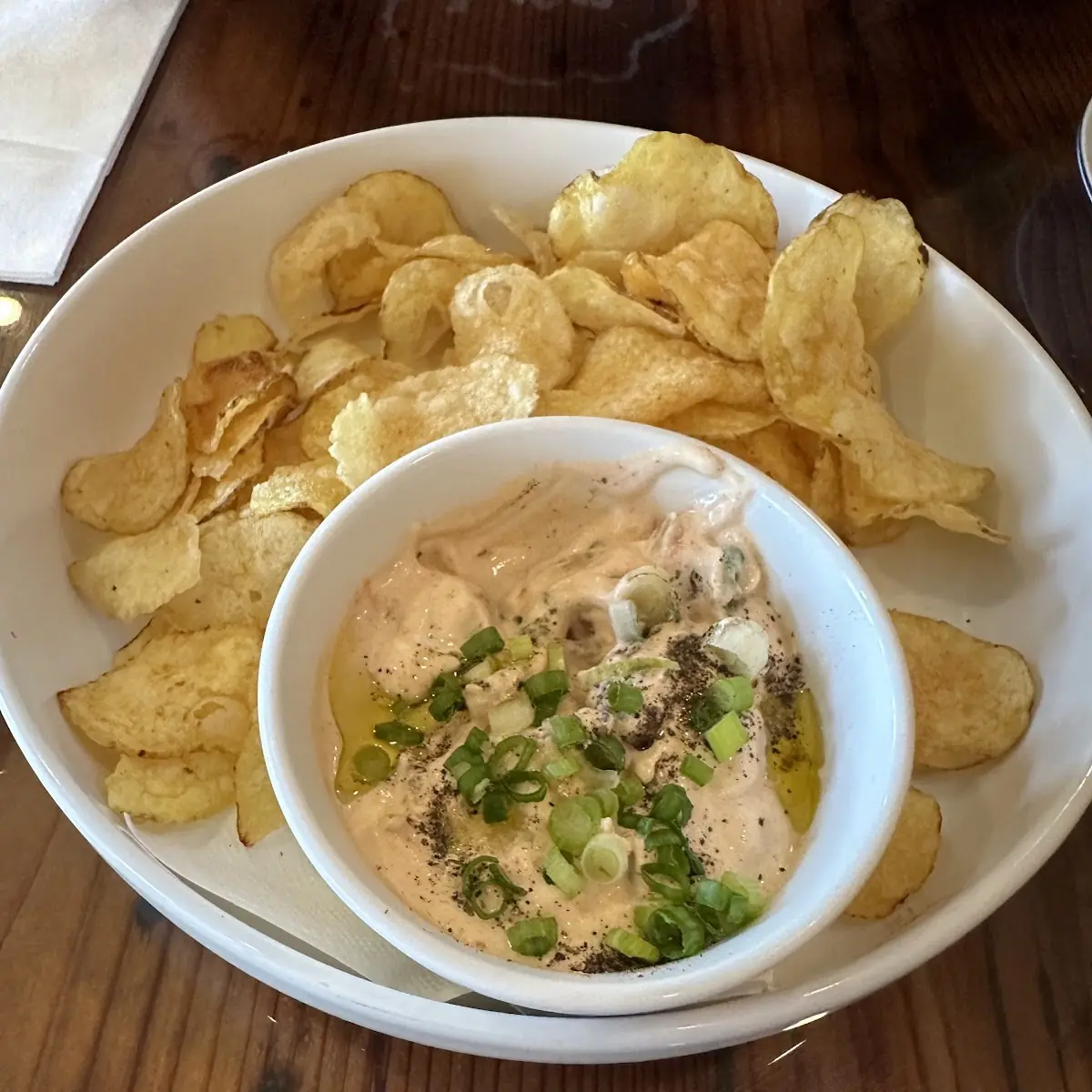 House Chips and Dipping Sauce