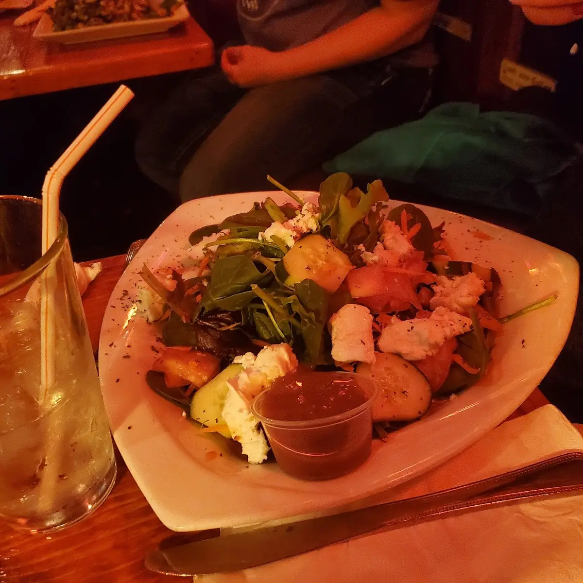 Spinach Salad with Goat Cheese