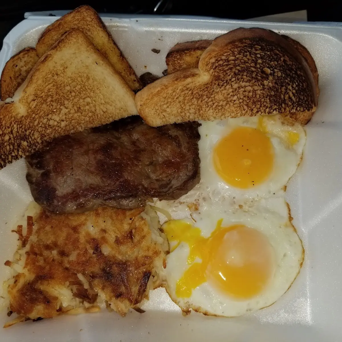 Rib Eye Steak & Eggs