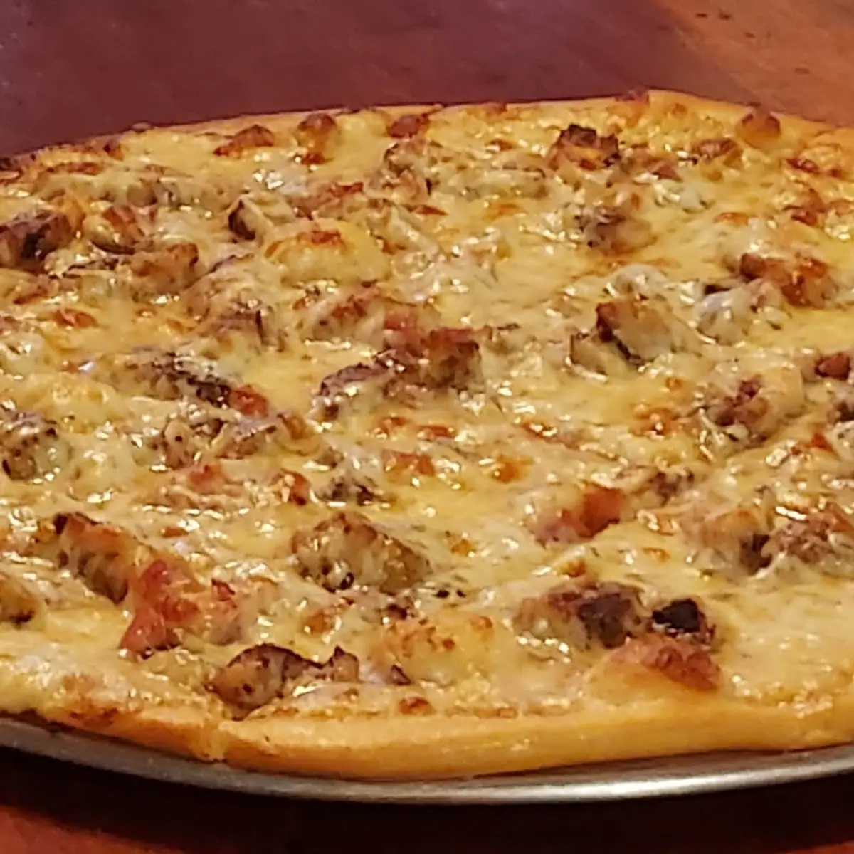Chicken Bacon Ranch Pizza