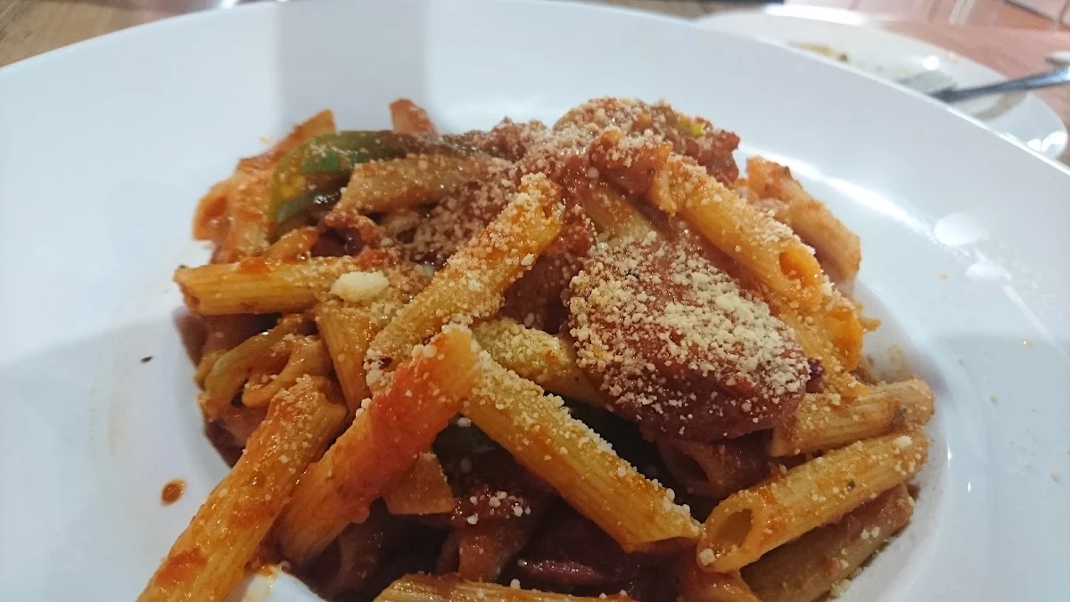 Salvaki Pasta with Meat Sauce, Sforno Pizzeria Restaurant