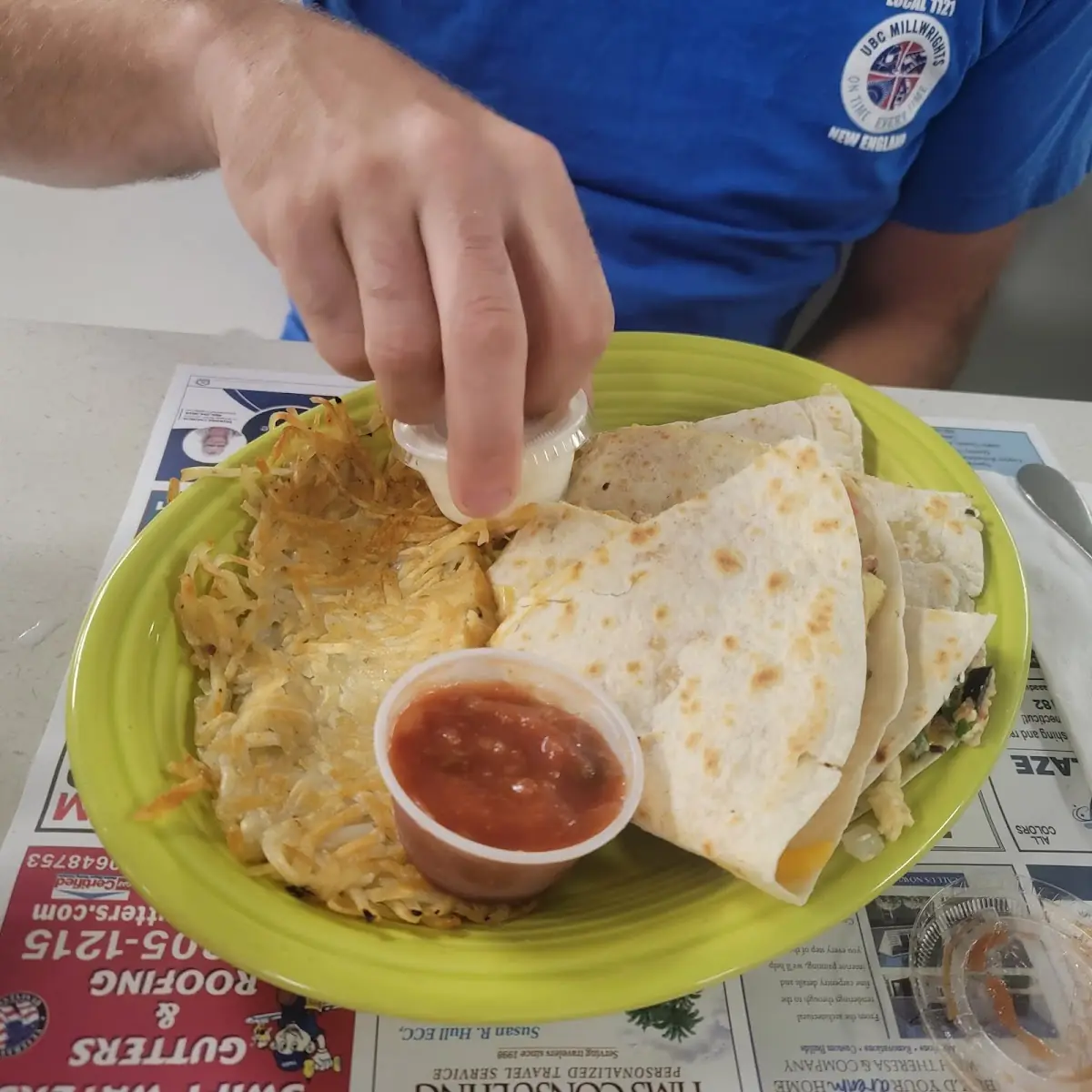 BBQ Chicken Quesadilla