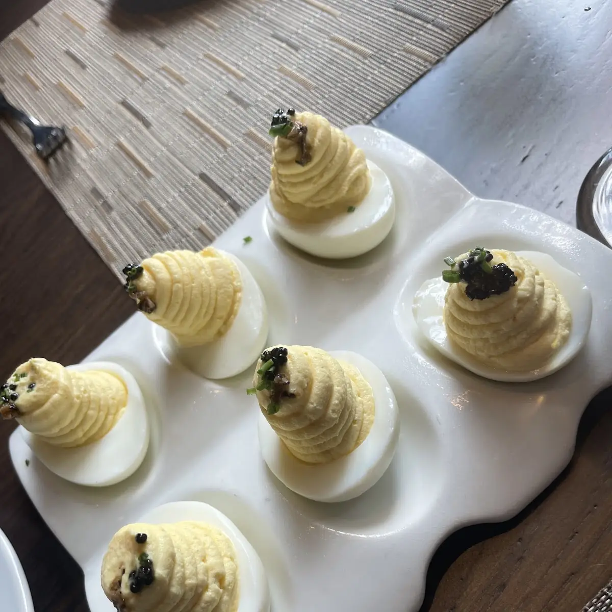 Caviar Deviled Eggs