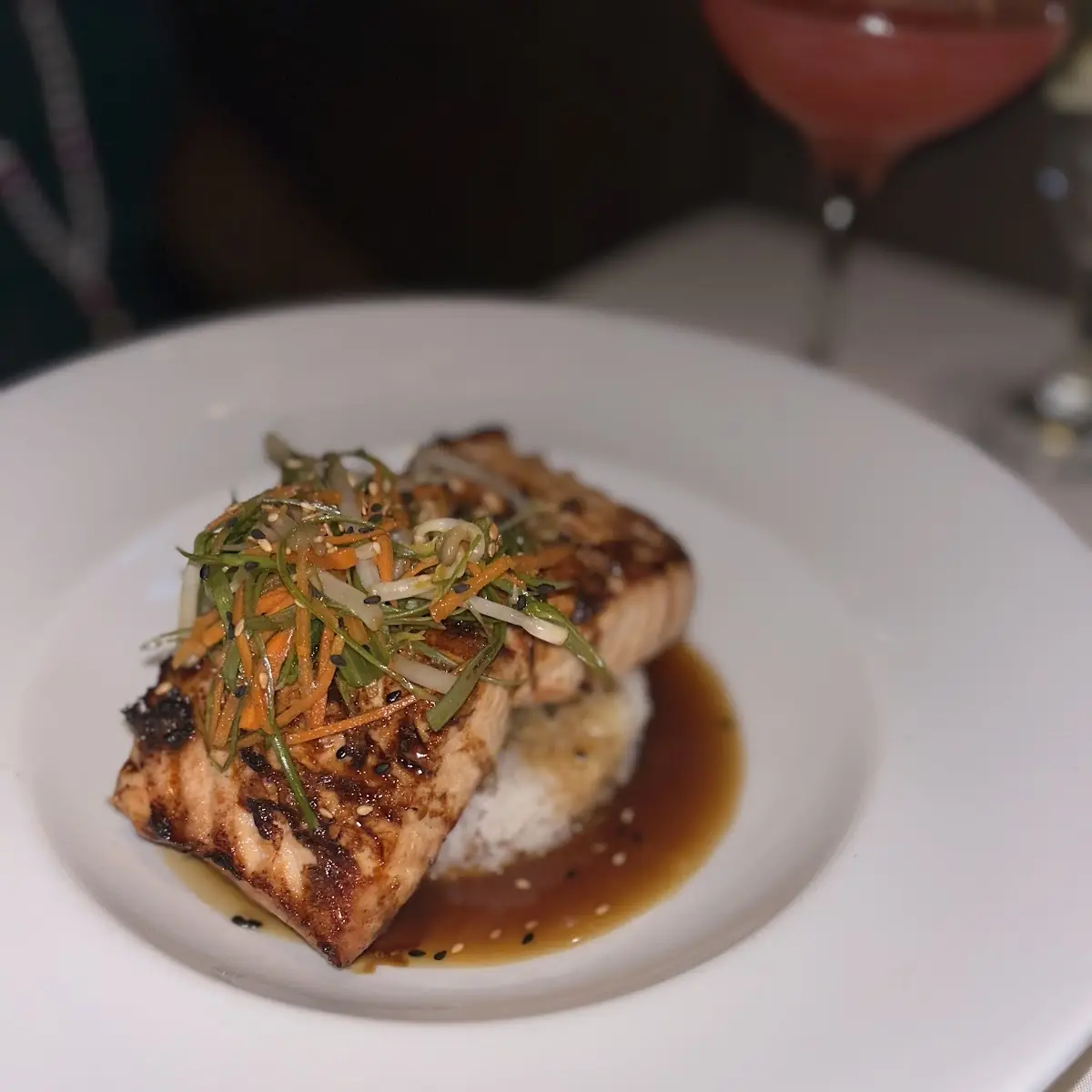 Teriyaki Salmon with Sticky Rice