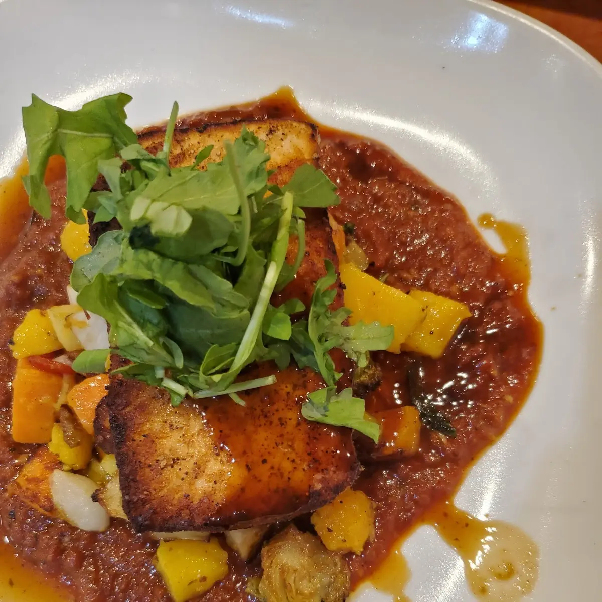 Paprika & Molasses Glazed Salmon Fillet